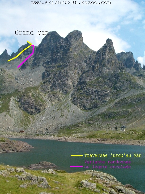 Une vue de l'itinéraire