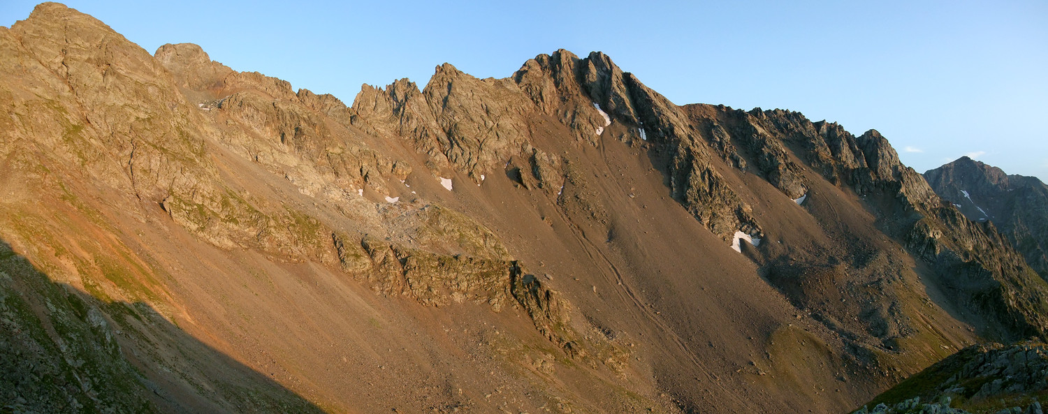 Arêtes autour du Rocher de l'Homme