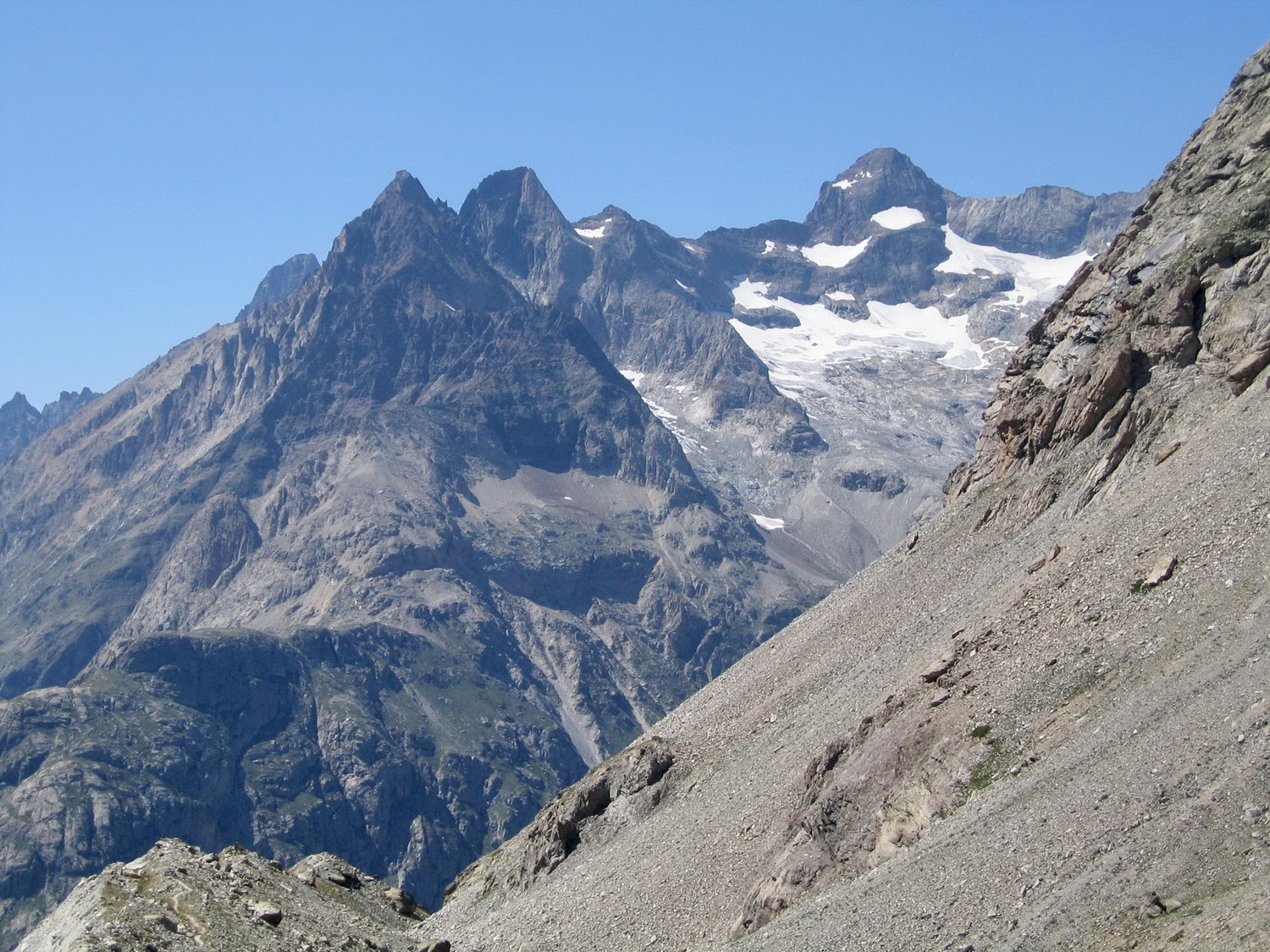 du rouget au plaret, vus de la moraine de bonnepierre