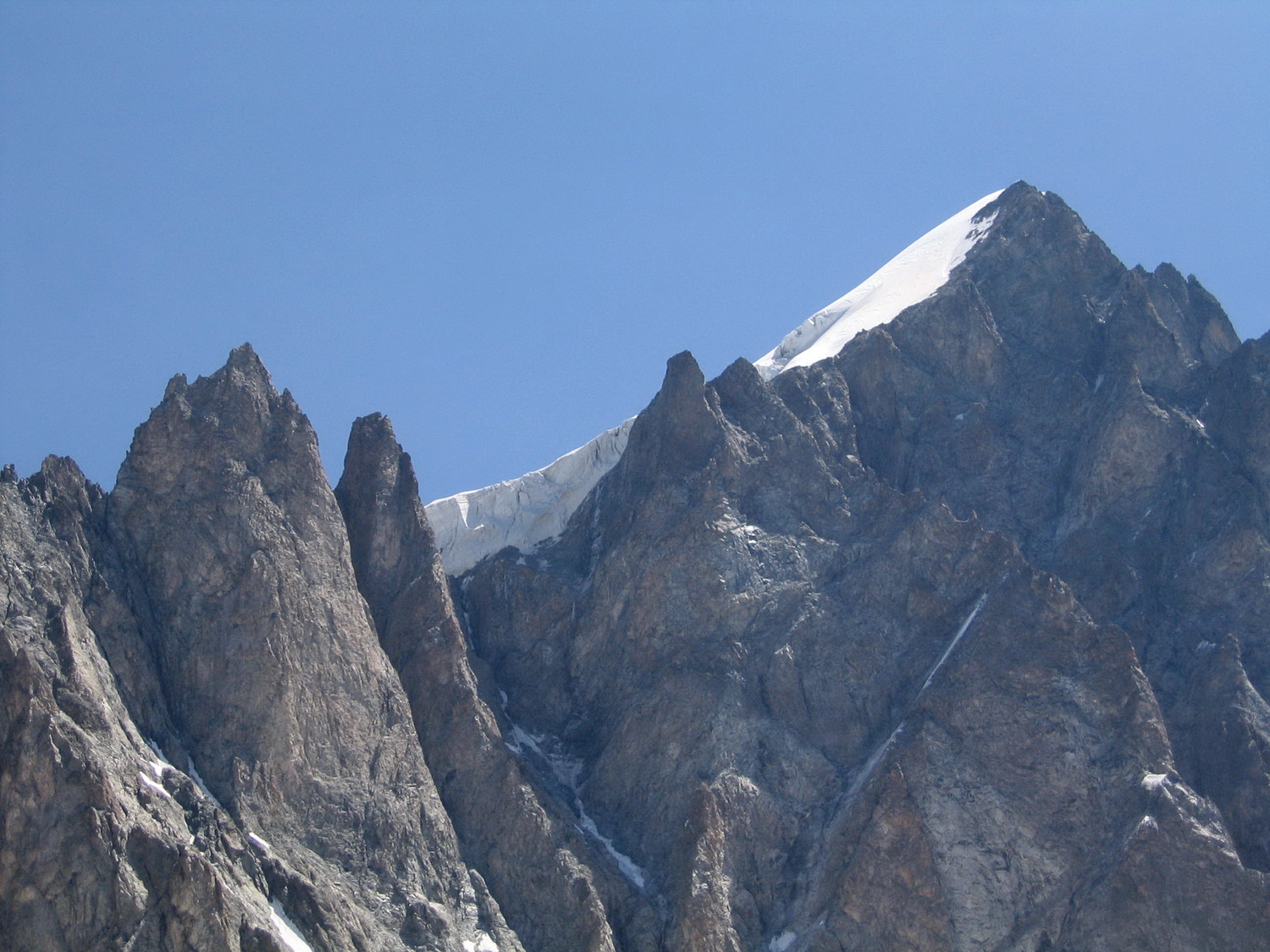 dôme des écrins, de la balise nivo