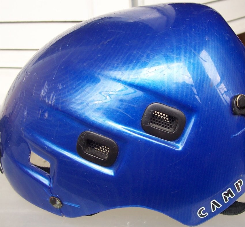 mon casque vue de coté