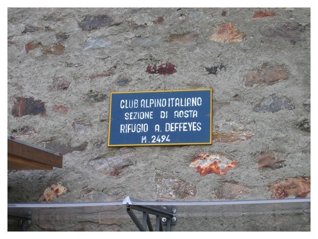 Altitude du refuges Deffeyes
