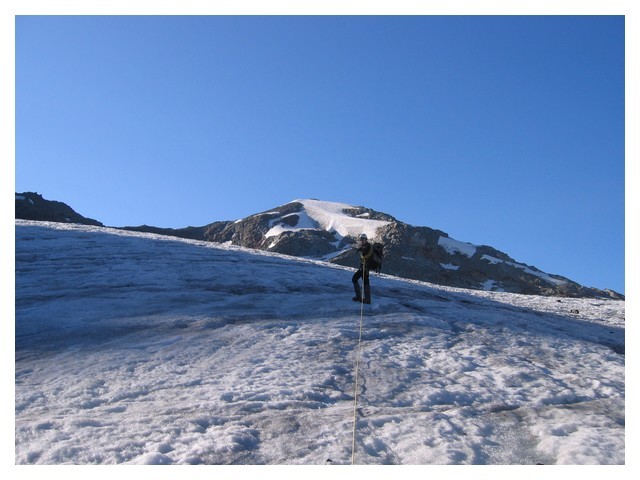 Sur le glacier des Ussullettes