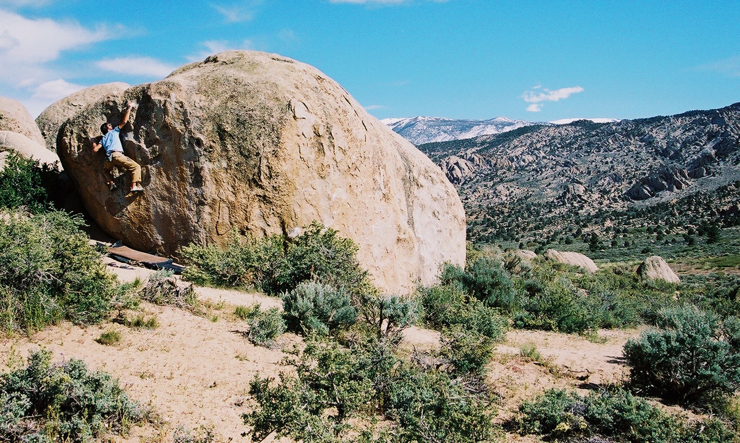 Buttermilk (Bishop, CA), problème en V0.