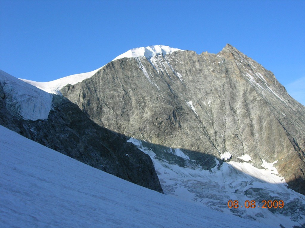 Mt. cheilon de puis le début du glacier de serpentine
