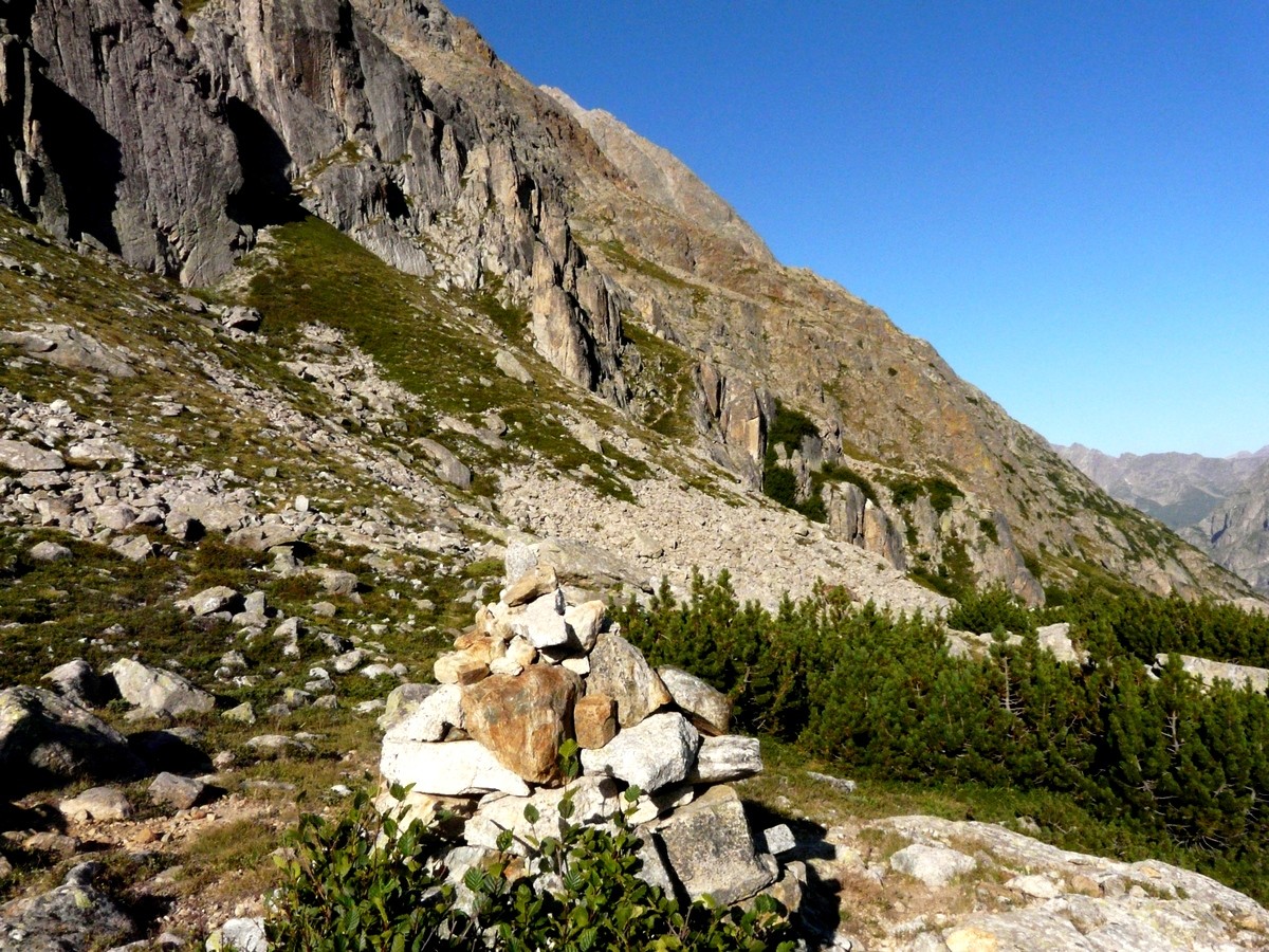 Grande Aiguille de la Bérarde - le gros cairn
