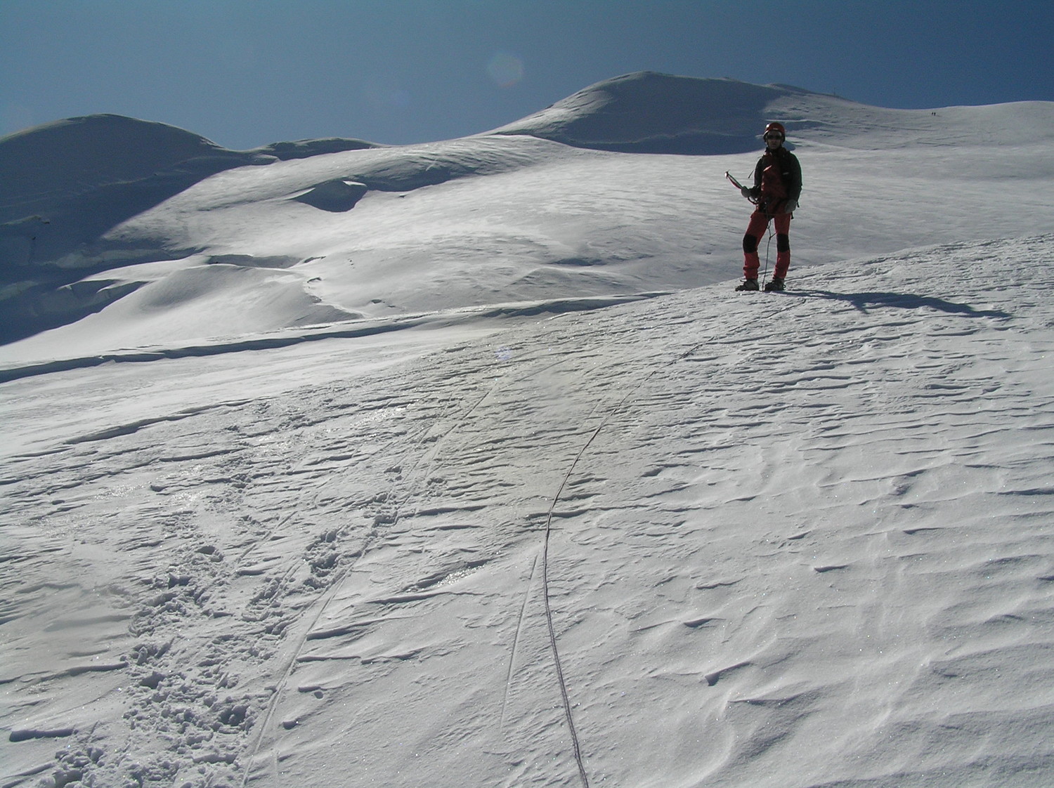 Le sommet depuis le haut du couloir du Gardien