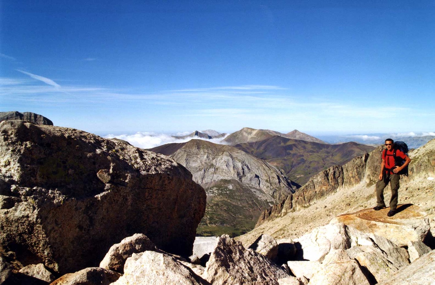 sur l'arête sud