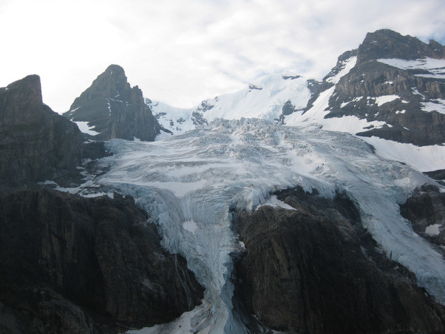 Blümlisalpgletscher en descendant du col Hohtürli
