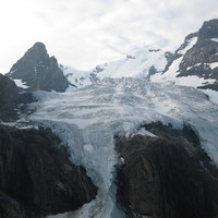 Blümlisalpgletscher en descendant du col Hohtürli