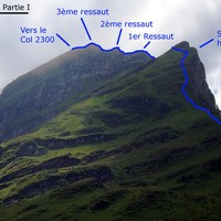 Arête N / Première partie