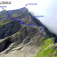 Arête N / Deuxième partie