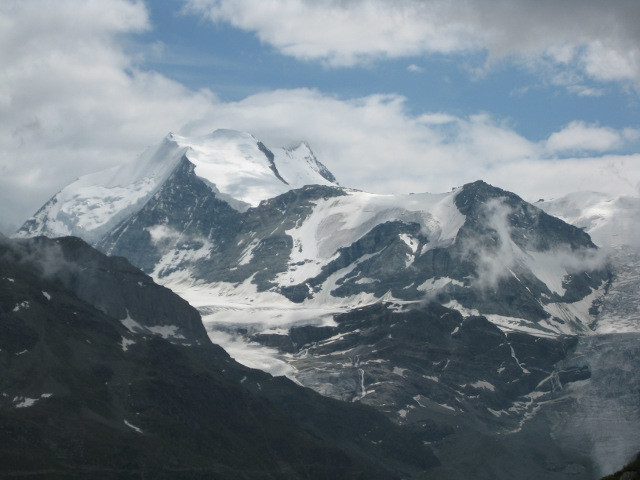 Bishorn en montant sur Chalte Berg