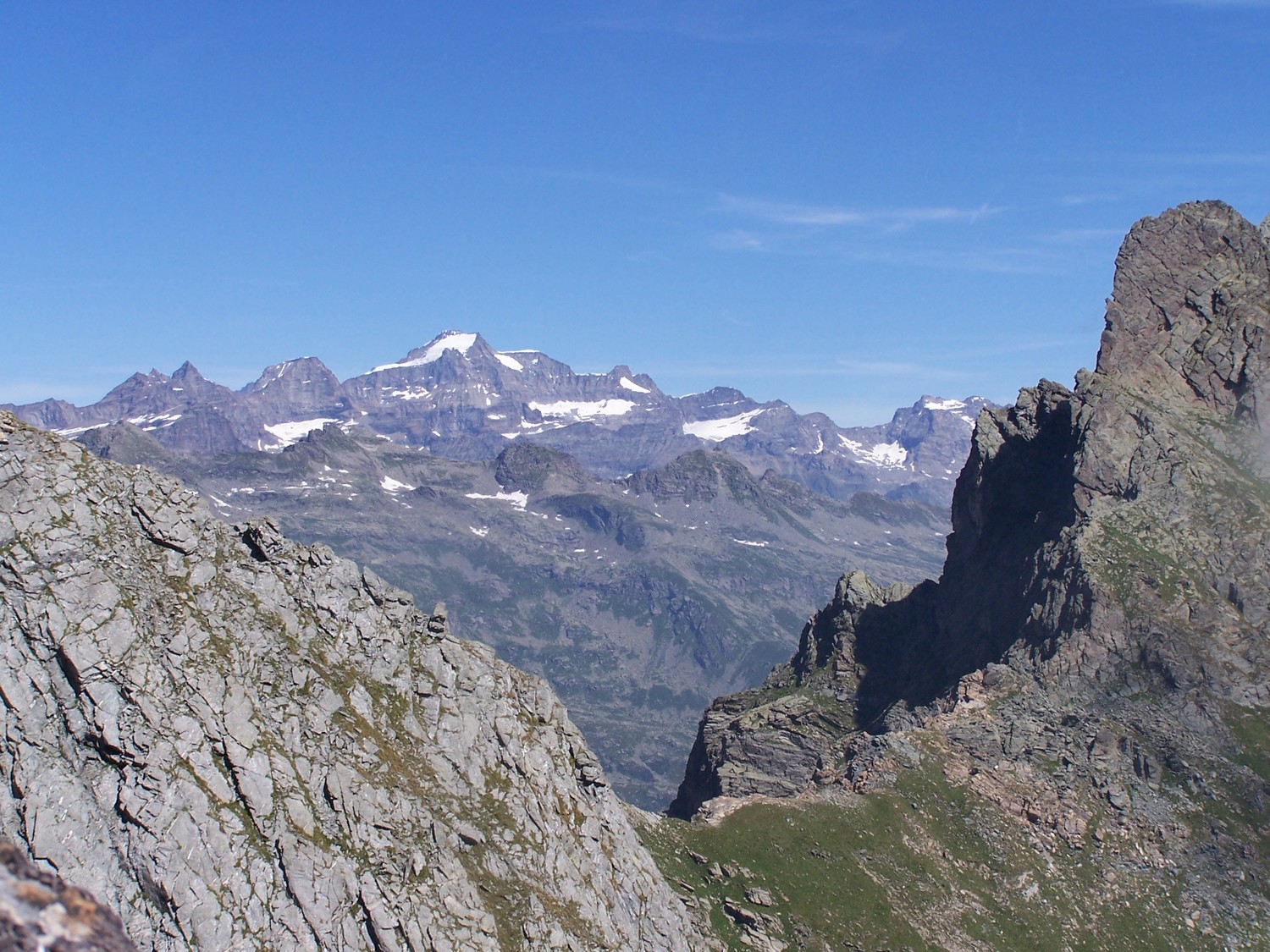 Le Gd Paradis vue depuis la cresta dell ometto Uja di Mondrone