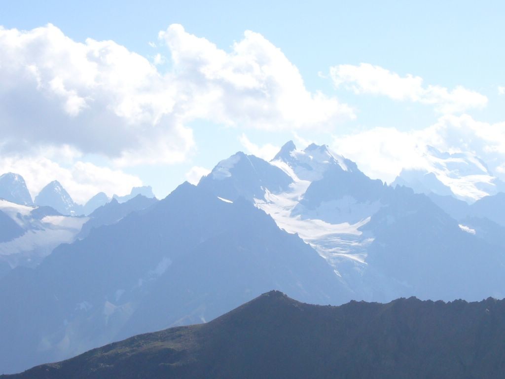 vue sur écrins agneaux pelvoux etc
