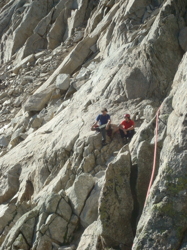 à la descente, brèche des clochetons