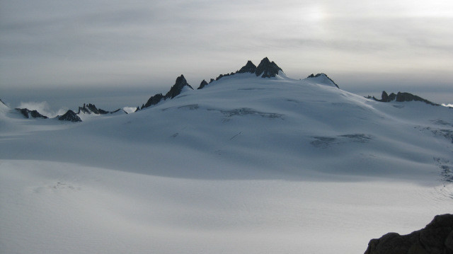 Aiguille du Tour depuis la cabane du Trient