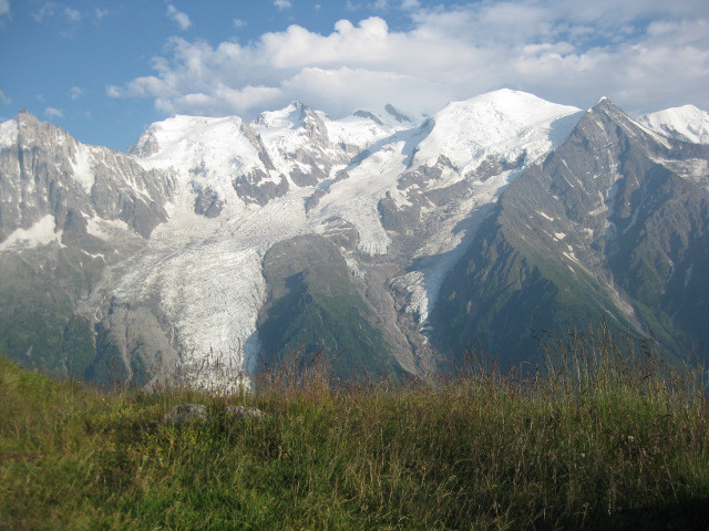 Mont Blanc depuis le refuge de Bel Lachat