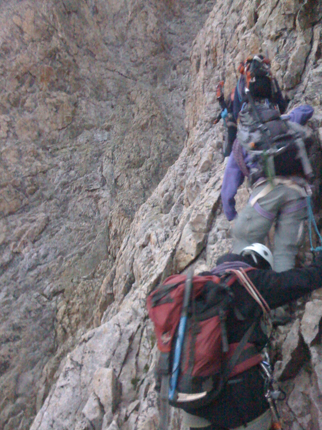 Avant la déscente dans le couloir Duhamel