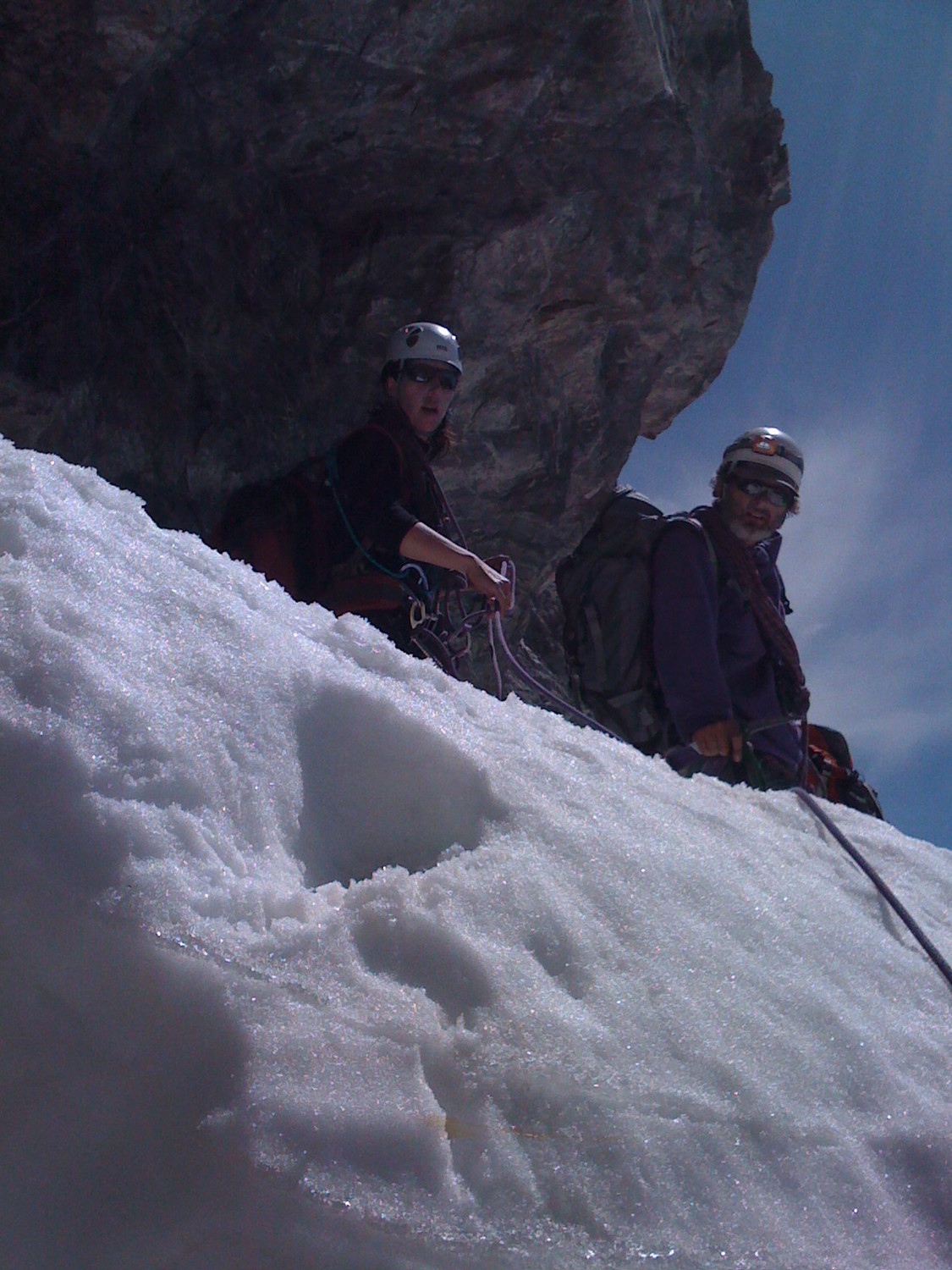 Montée du Glacier Carré