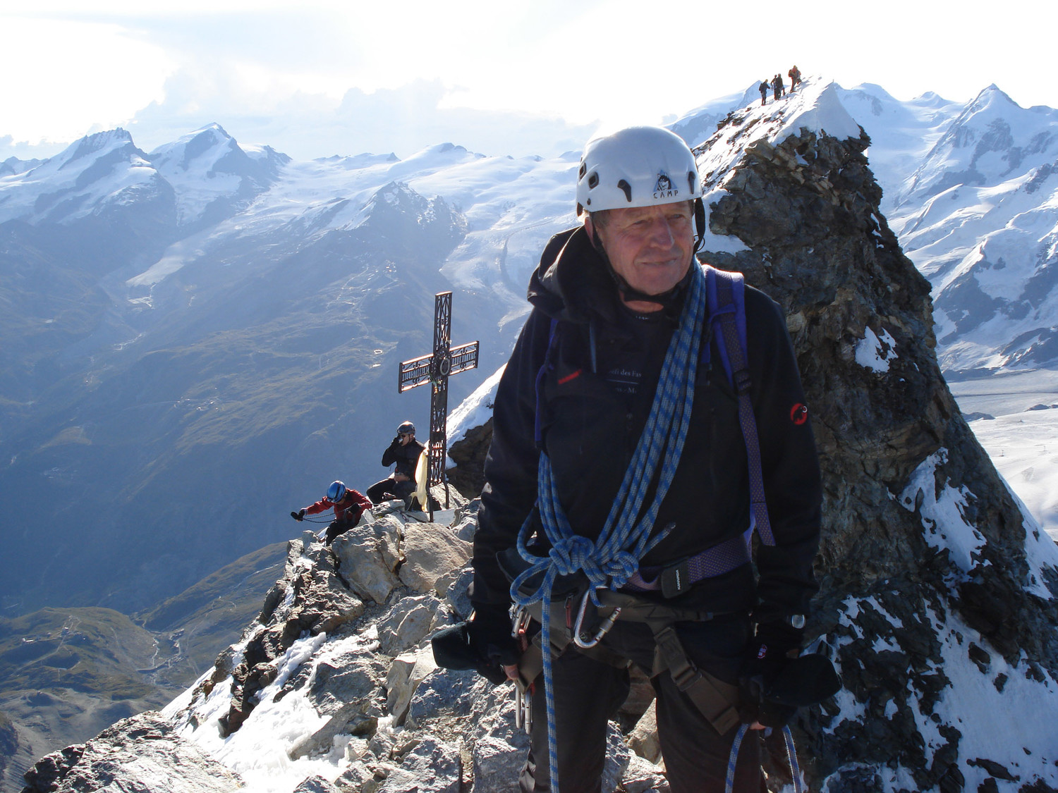 Au départ de l'arête du Lion