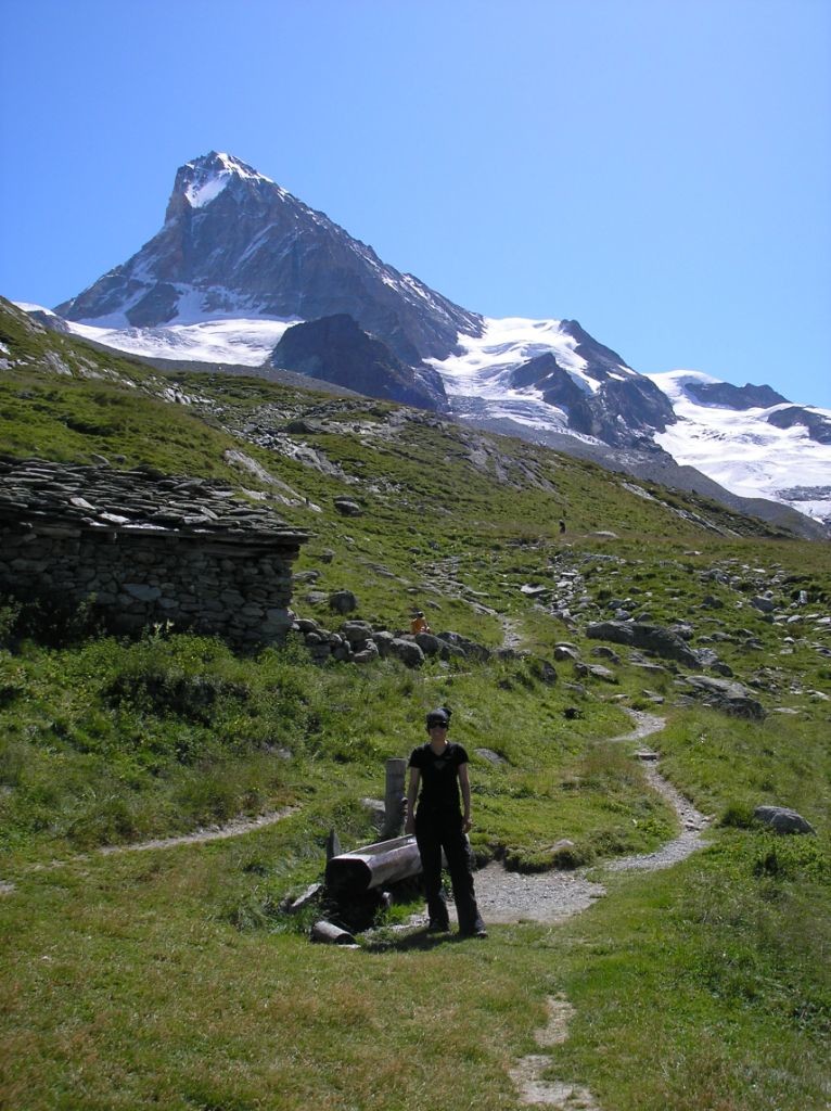 J1: montée à la cabane de la Dent Blanche