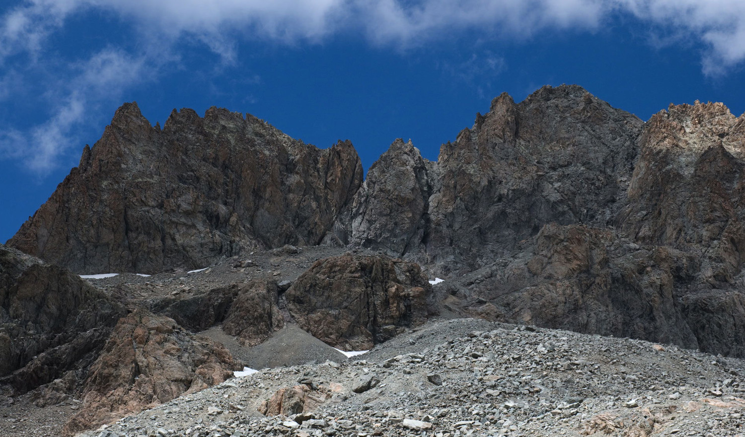 Arête sud du pic du glacier blanc