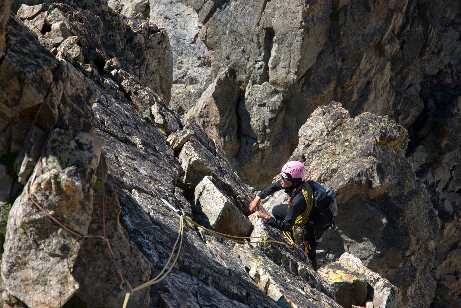 A la montée ou à la descente de l'arête sud?