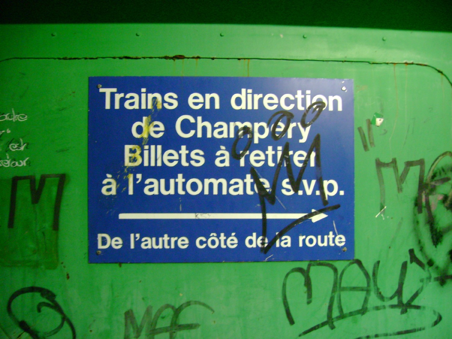La gare de Monthey-Ville