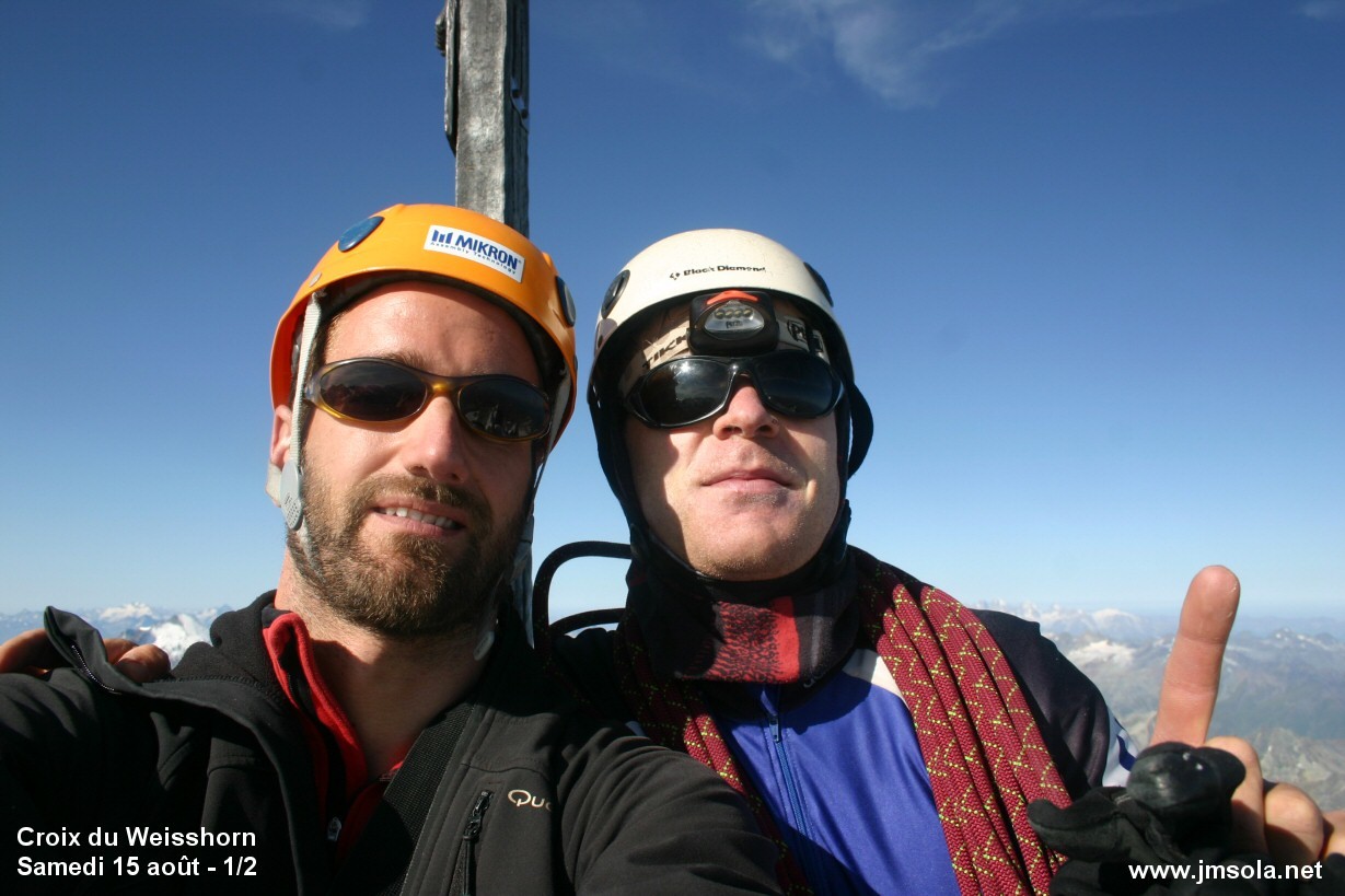 Sommet du Weisshorn 1/2