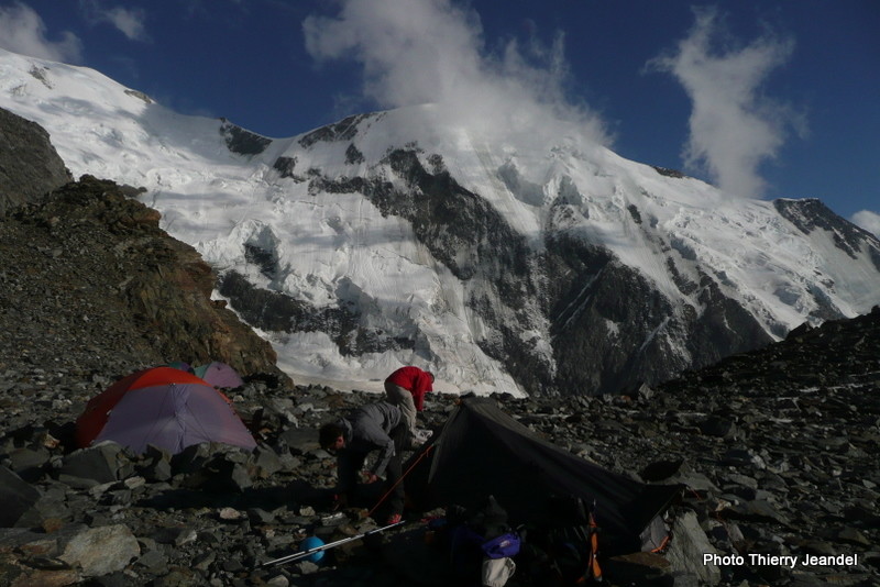 Bivouac à Tête Rousse