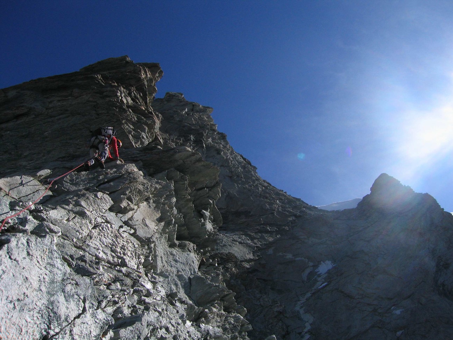 Arête Young: partie finale