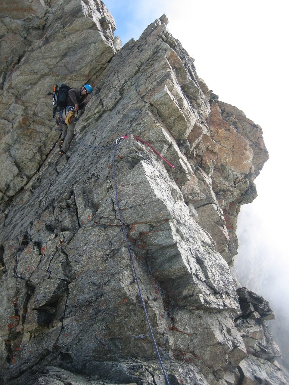 Arête SW de l'Evêque