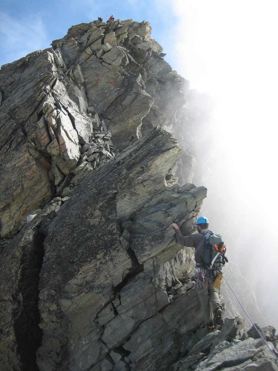Le sommet en vue