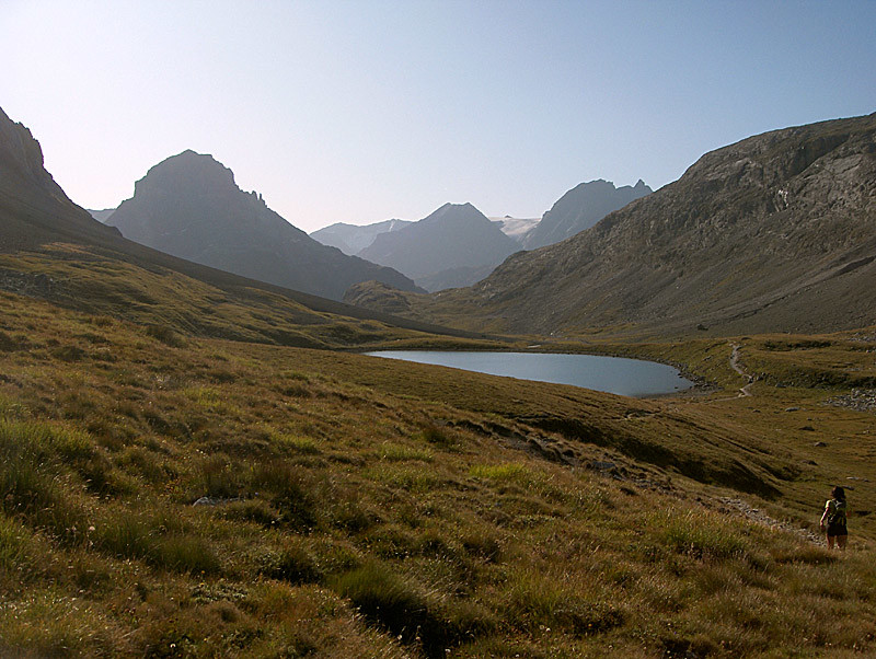 Descente du col de la Vanoise vers la Maurienne