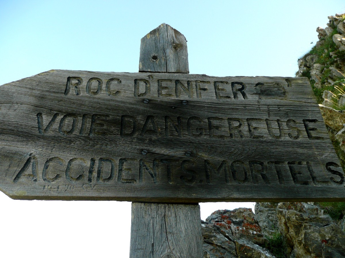Arêtes du Roc d'Enfer : 1er avertissement