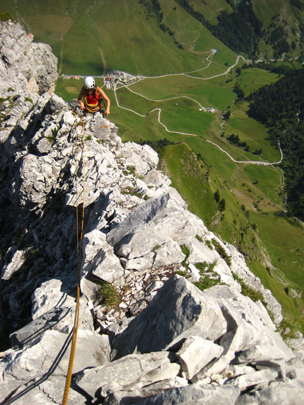 Sur l'arête