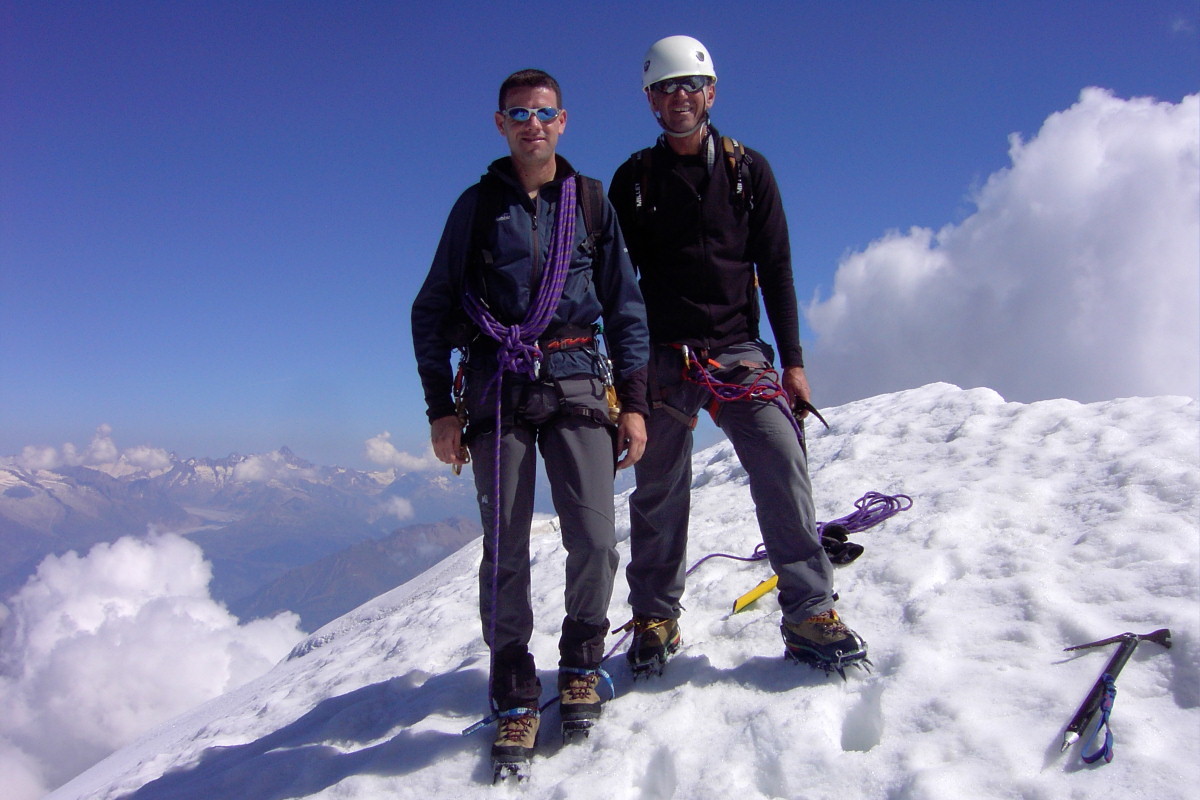 au sommet du Fletschhorn