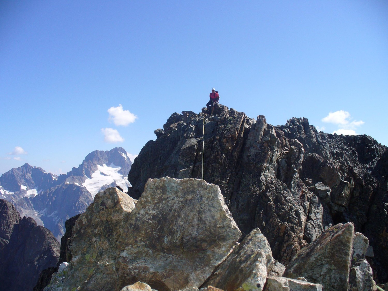 Pointe du Valon des Etages : entre les sommets E et W