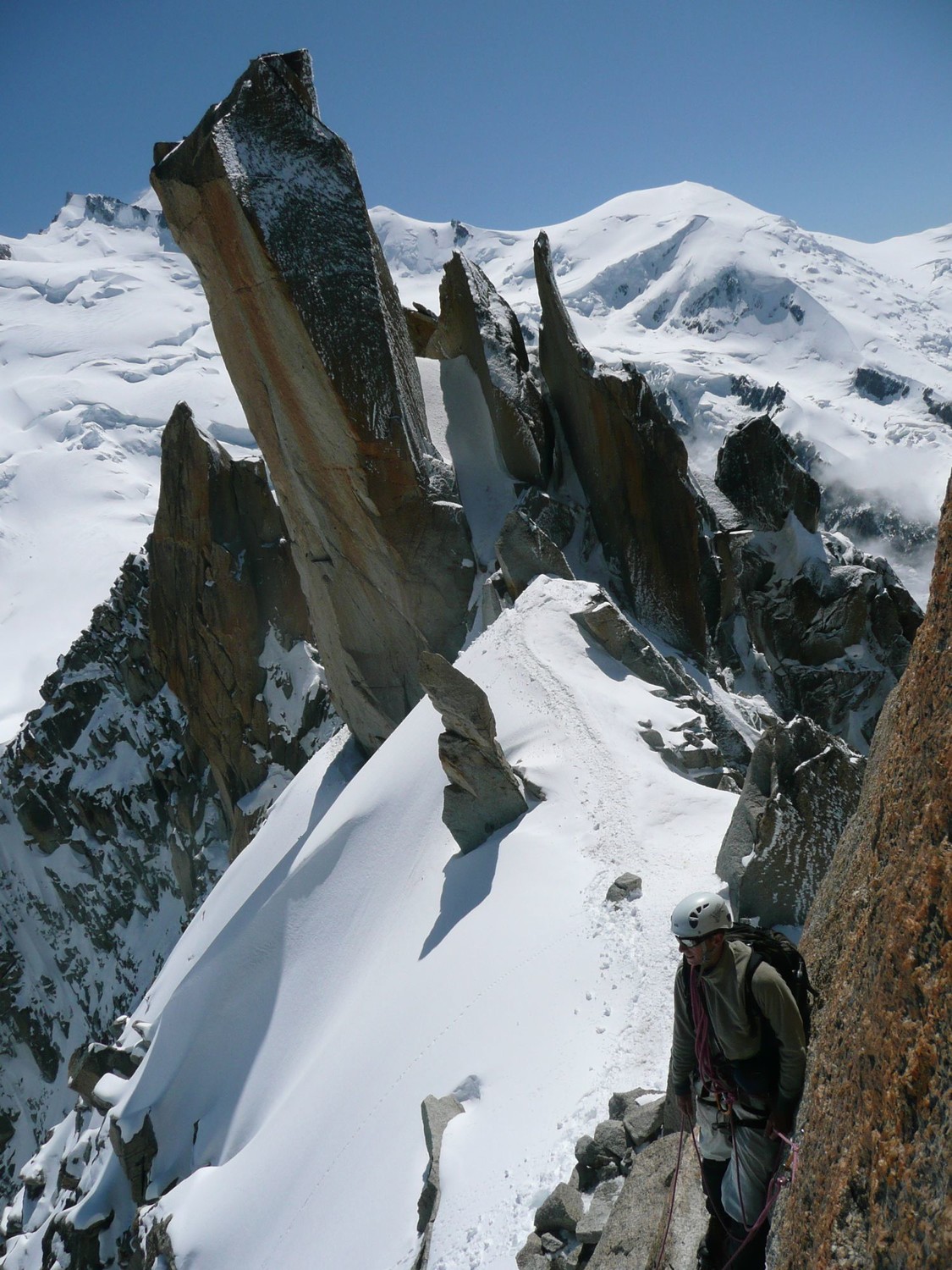 gendarme sur l'arête