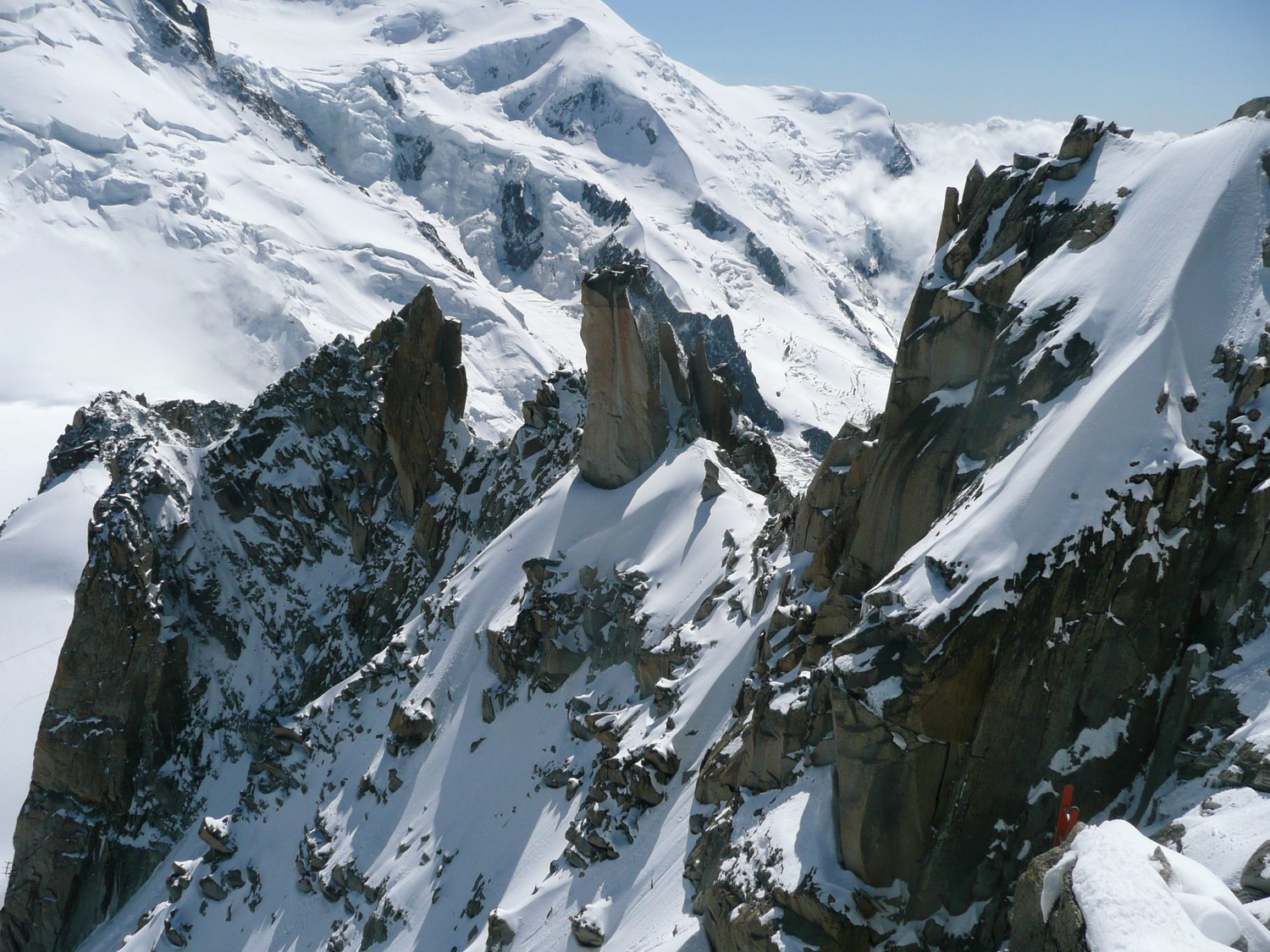l'arête vue de la sortie
