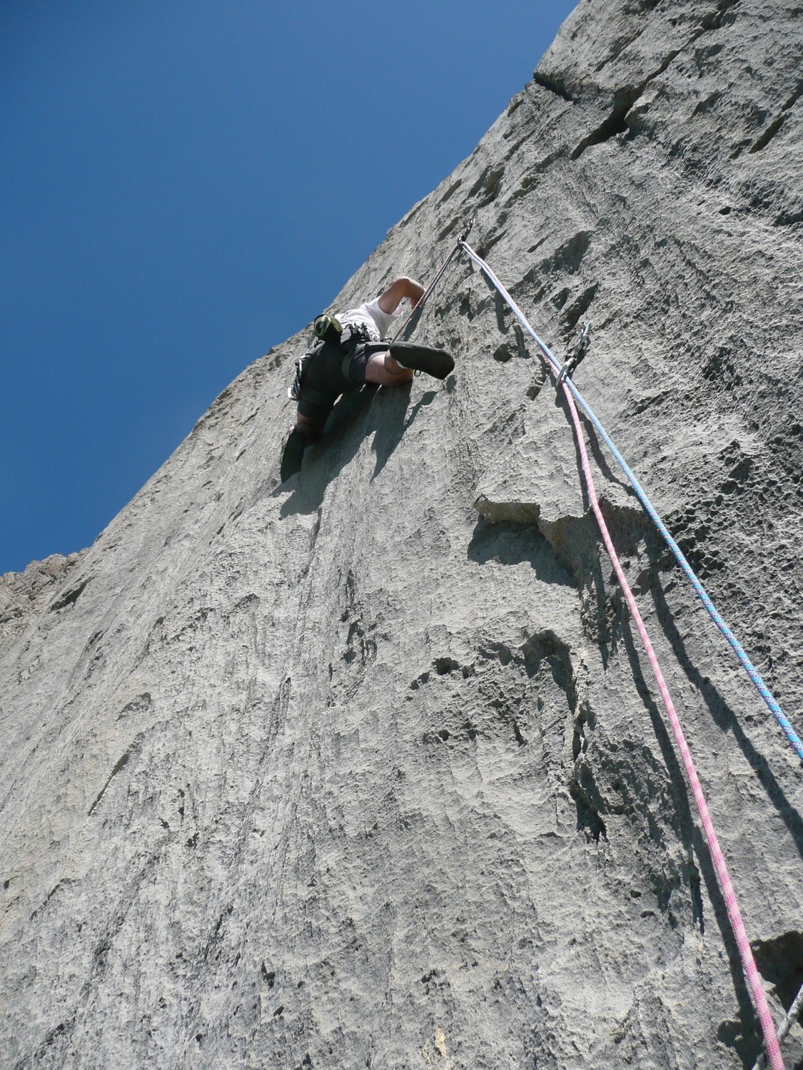 Longueur en 6a après le 6c