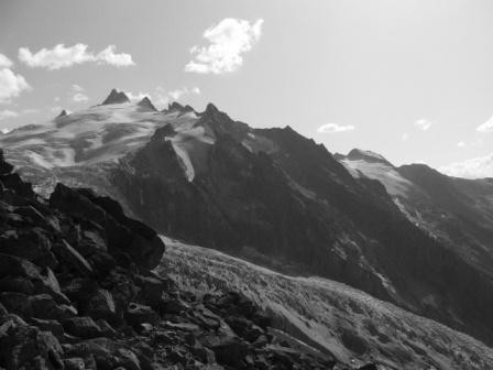 groupe du Tour depuis les écandies