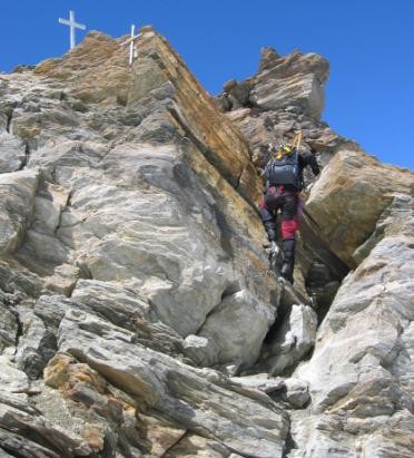 passage rocheux - col Festigrad (3700m)