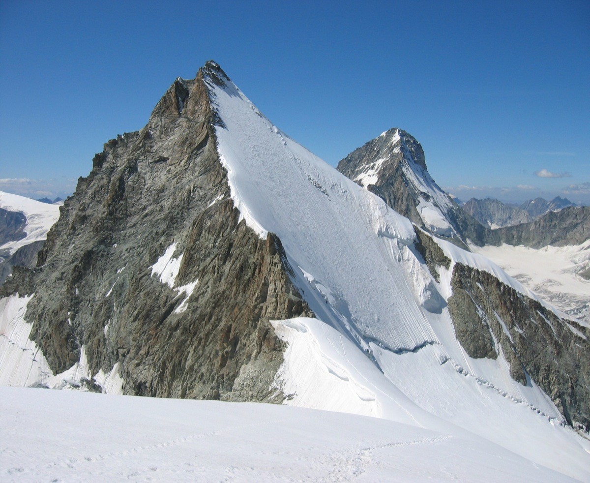 Face N de l'Ober Gabelhorn vue depuis la Wellenkuppe