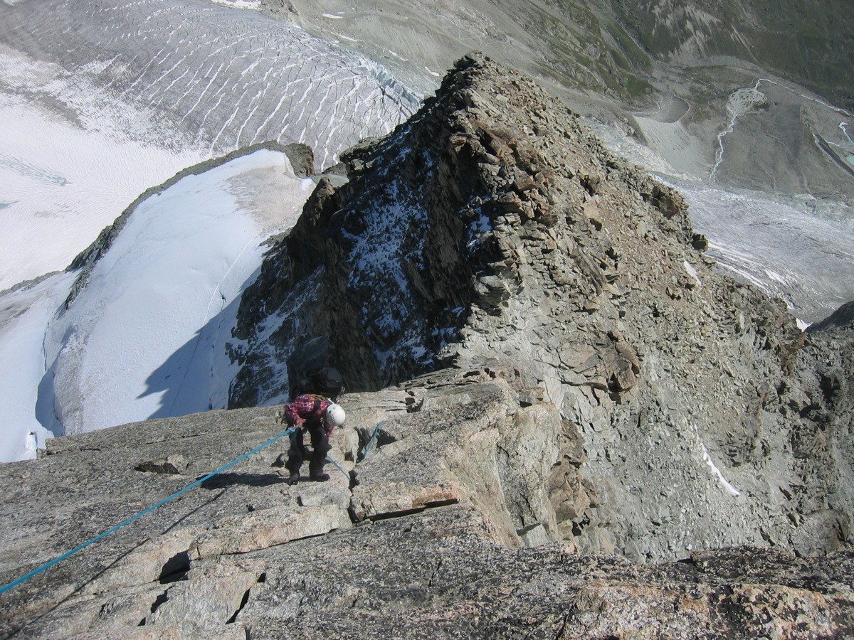 Début de la descente de la Wellenkuppe