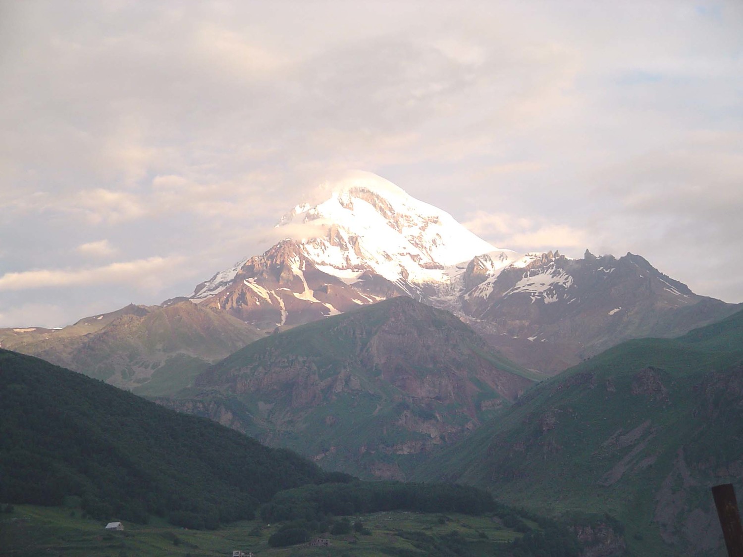 vue depuis Stepantsminda