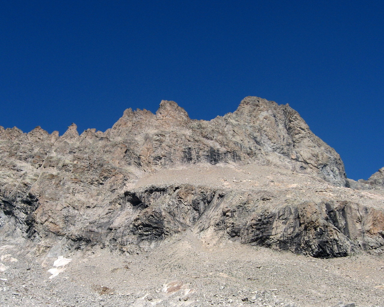 Pointe Emma depuis le refuge du Pavé