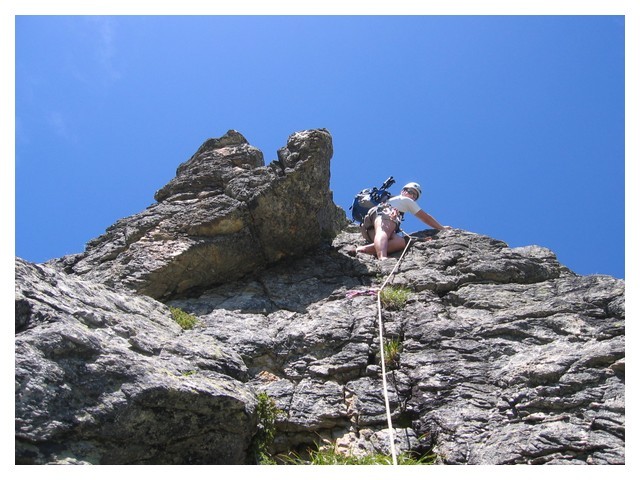 Longueur dans la tête de la Balme