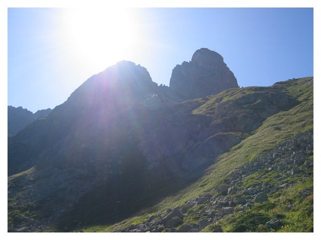 Arête reliant la Tête de la Balme à la Pierra Menta